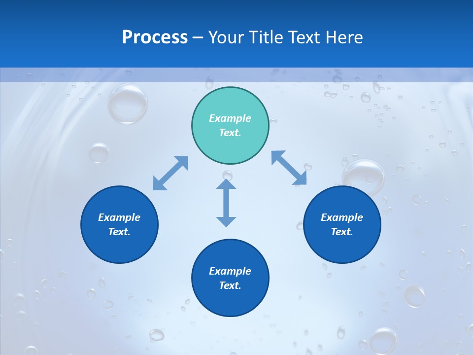 Underwater Blue Oceanlight PowerPoint Template