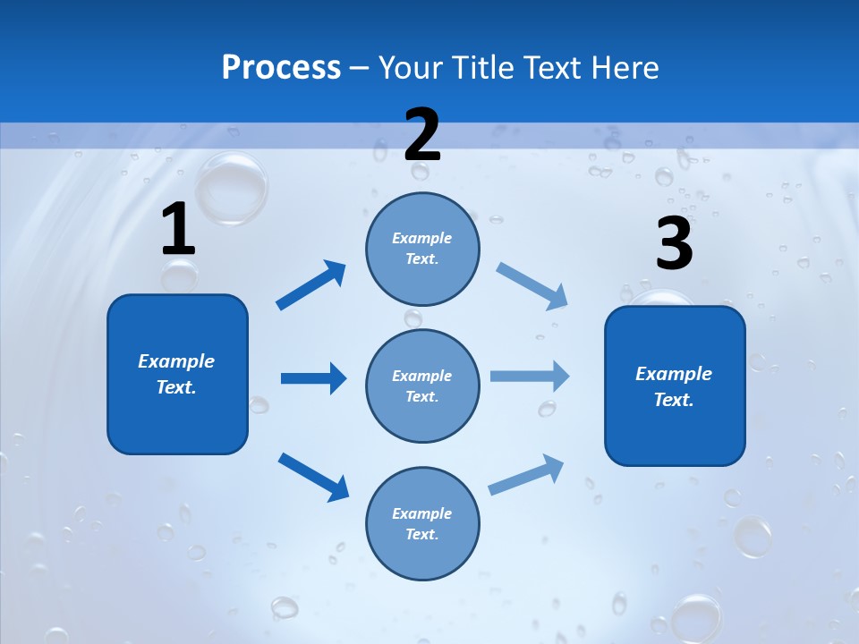 Underwater Blue Oceanlight PowerPoint Template
