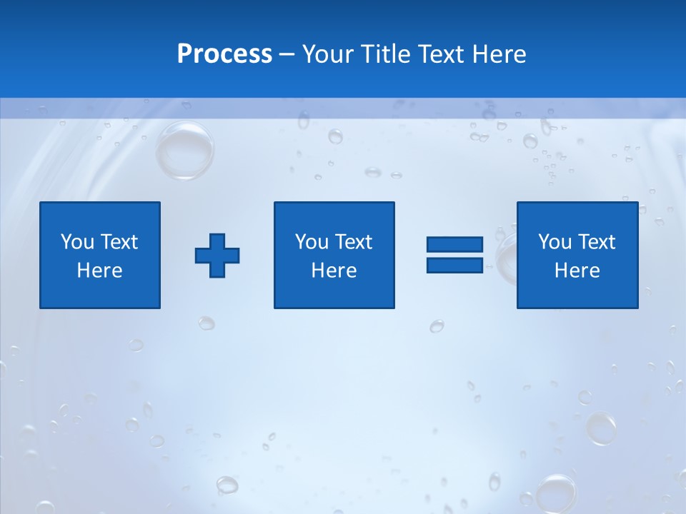 Underwater Blue Oceanlight PowerPoint Template