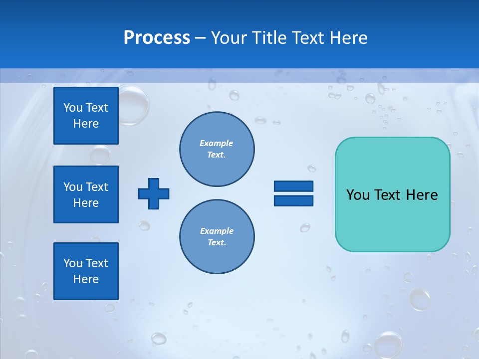 Underwater Blue Oceanlight PowerPoint Template