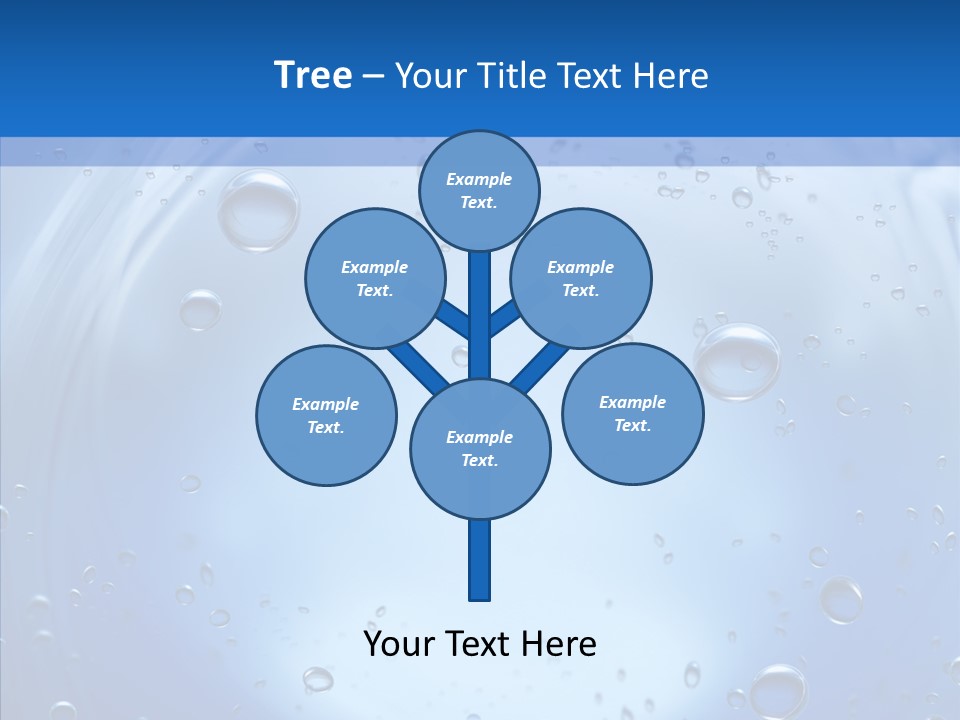 Underwater Blue Oceanlight PowerPoint Template