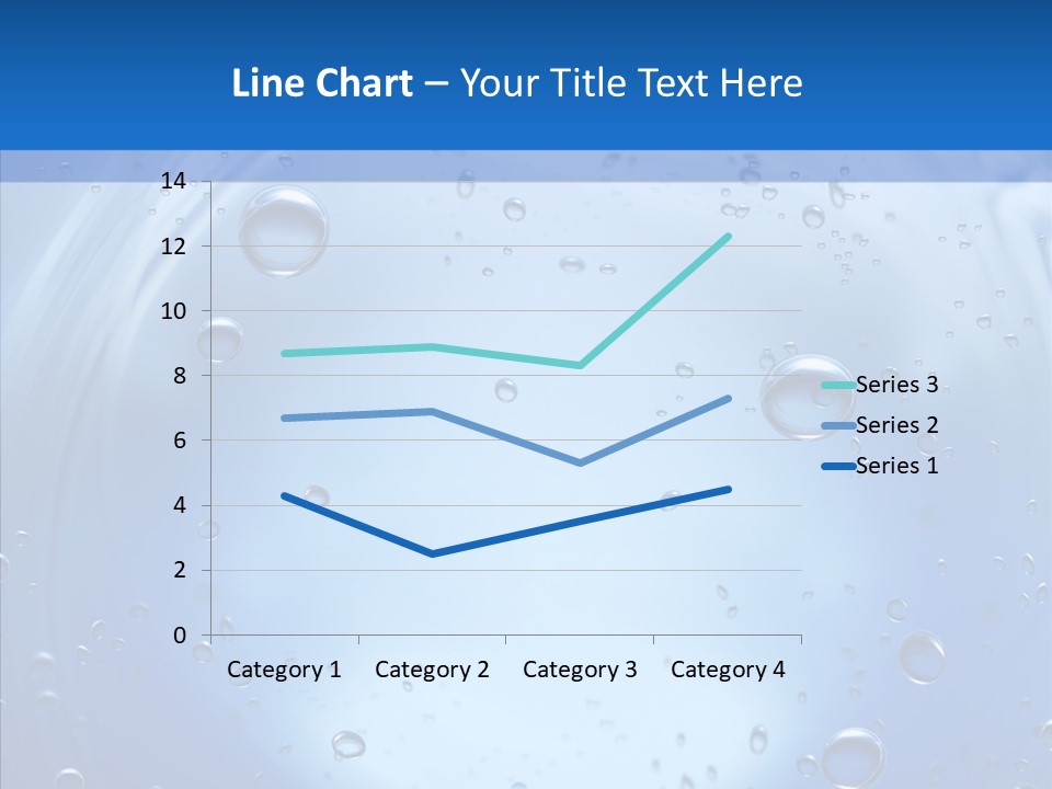 Underwater Blue Oceanlight PowerPoint Template