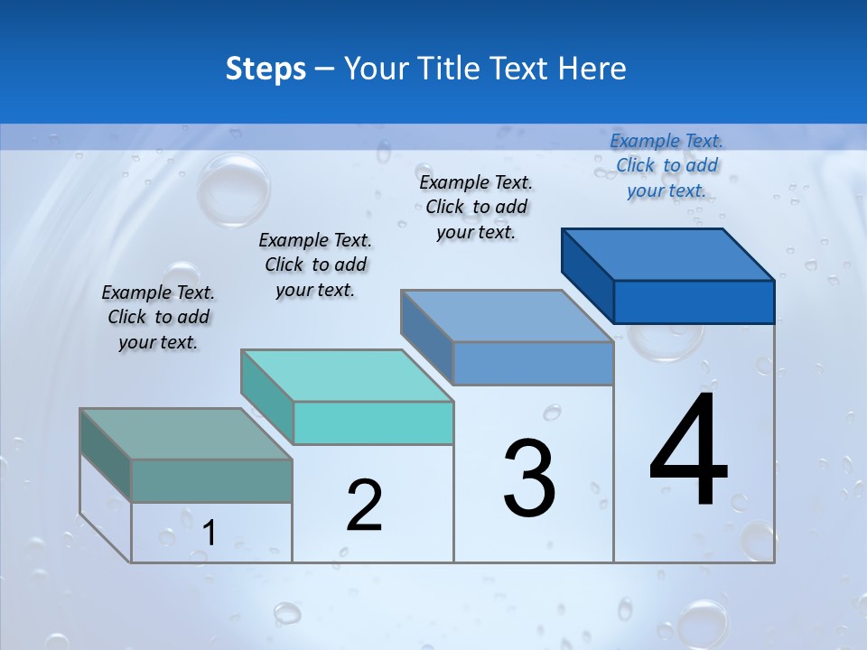 Underwater Blue Oceanlight PowerPoint Template