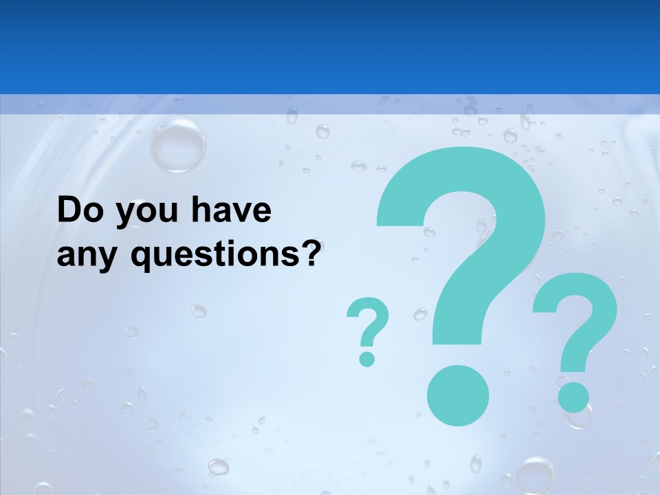 Underwater Blue Oceanlight PowerPoint Template