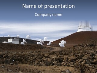 Telescope Landmark Architecture PowerPoint Template