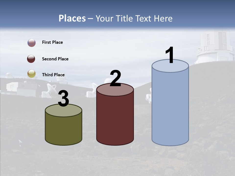 Telescope Landmark Architecture PowerPoint Template