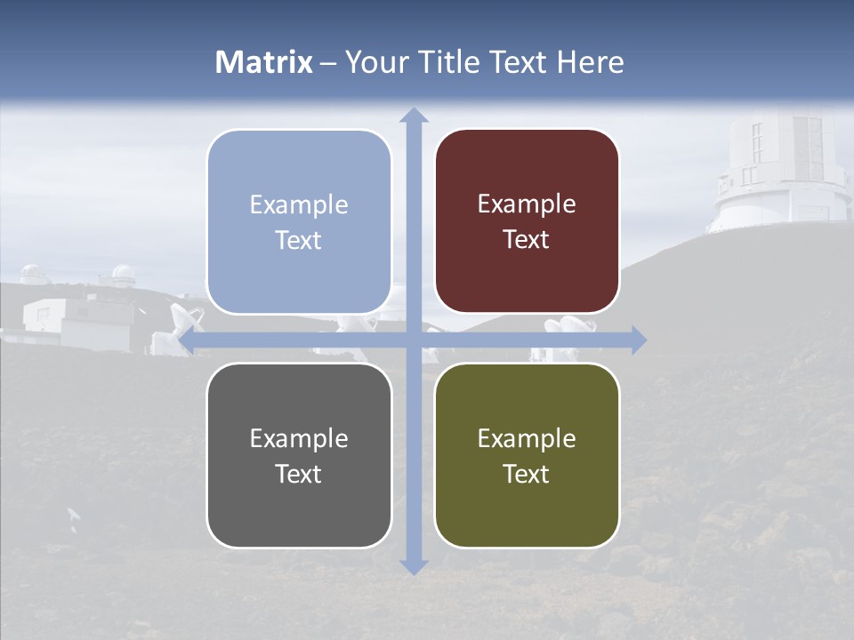 Telescope Landmark Architecture PowerPoint Template