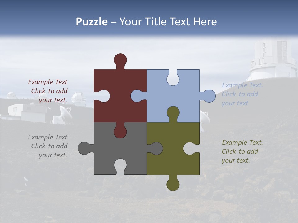 Telescope Landmark Architecture PowerPoint Template