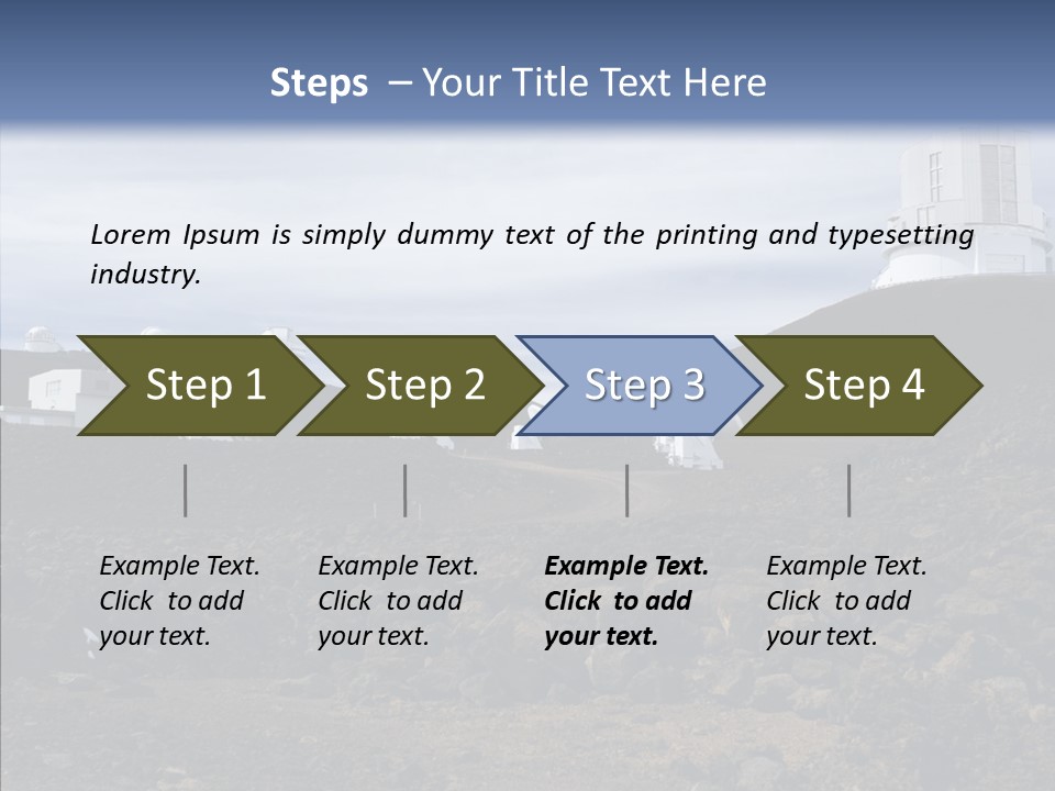 Telescope Landmark Architecture PowerPoint Template