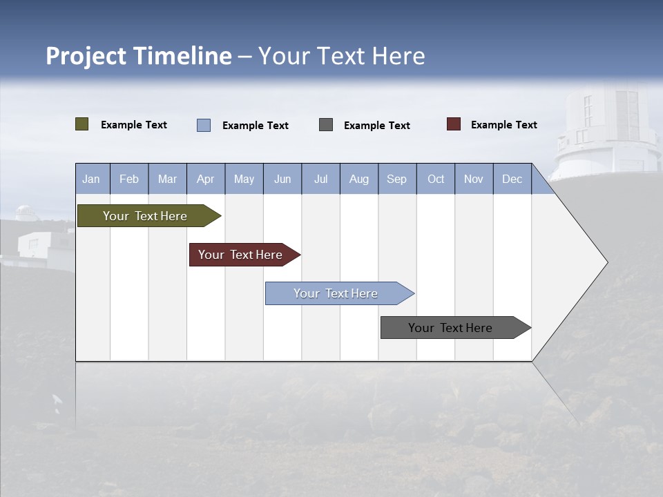 Telescope Landmark Architecture PowerPoint Template