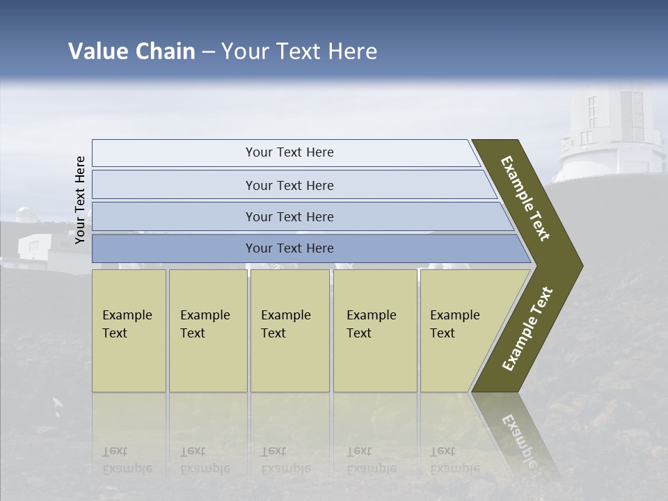 Telescope Landmark Architecture PowerPoint Template