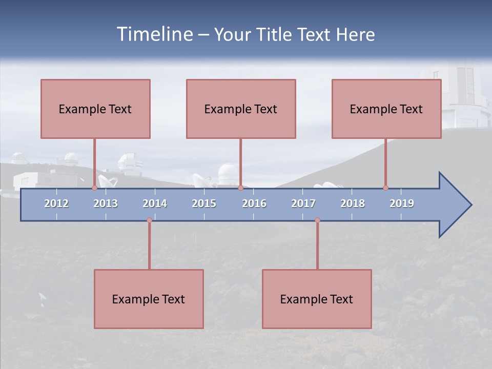 Telescope Landmark Architecture PowerPoint Template