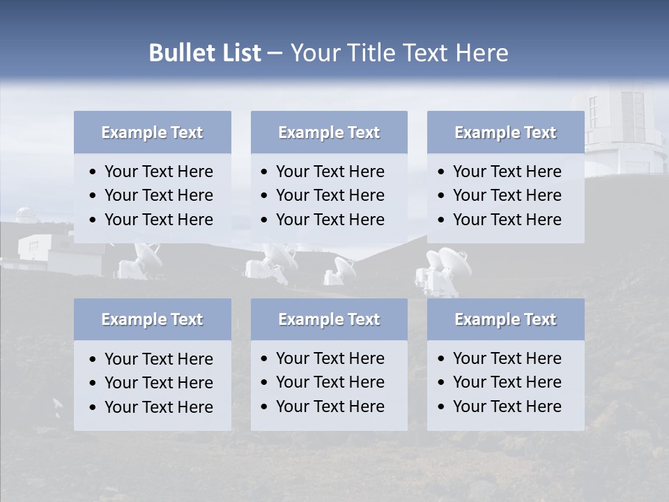 Telescope Landmark Architecture PowerPoint Template