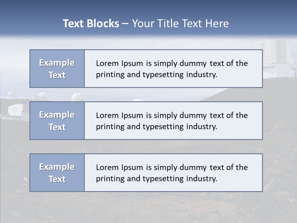 Telescope Landmark Architecture PowerPoint Template