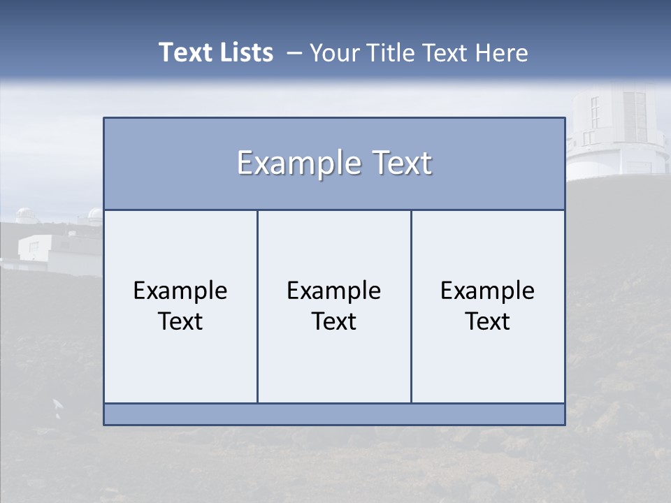 Telescope Landmark Architecture PowerPoint Template