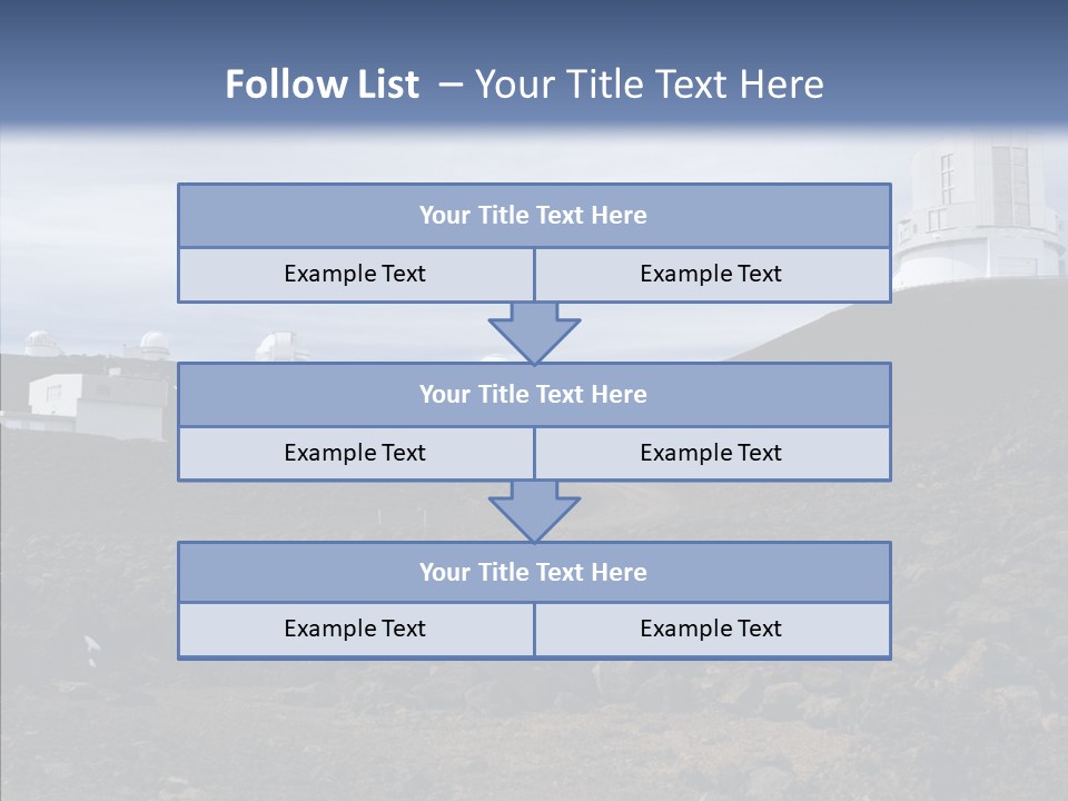 Telescope Landmark Architecture PowerPoint Template