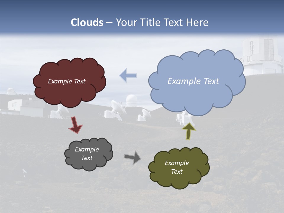 Telescope Landmark Architecture PowerPoint Template