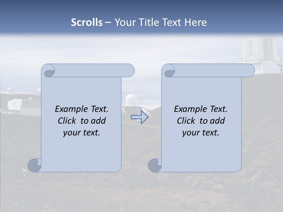 Telescope Landmark Architecture PowerPoint Template