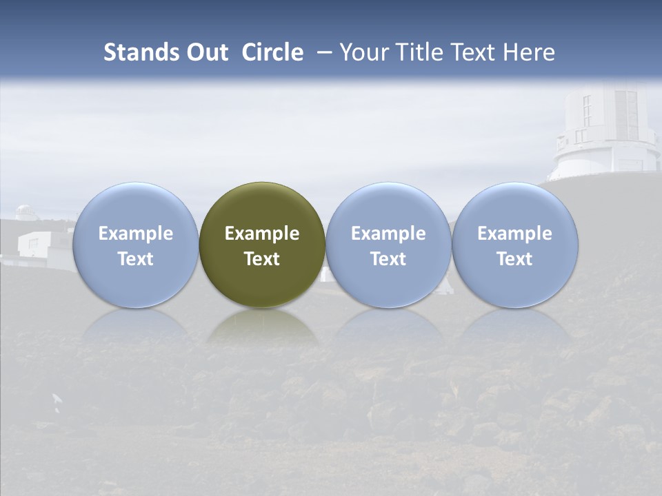 Telescope Landmark Architecture PowerPoint Template