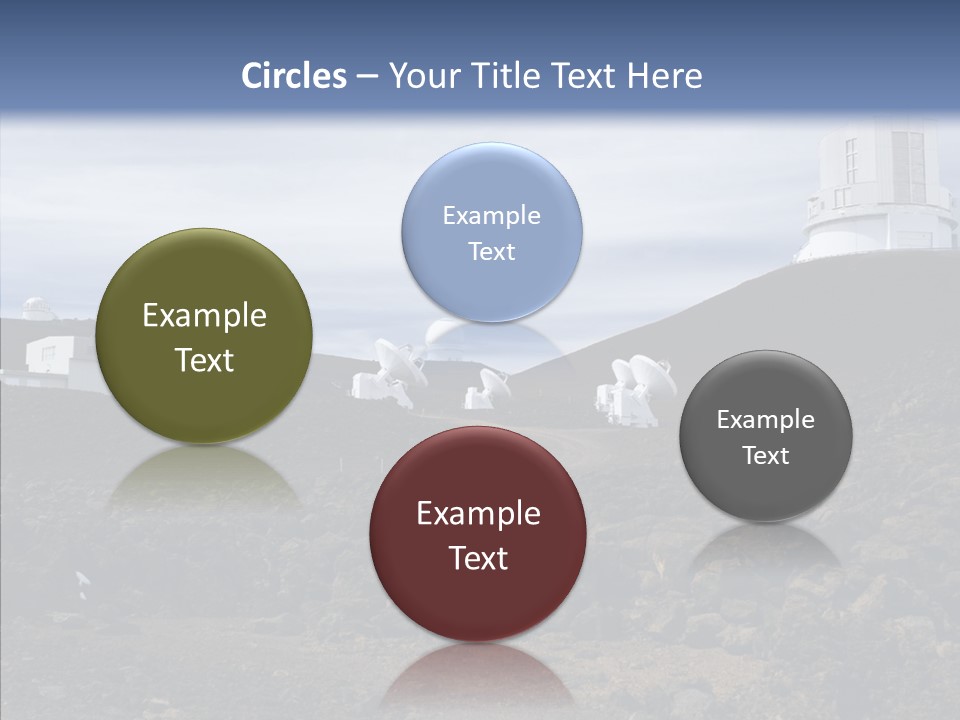 Telescope Landmark Architecture PowerPoint Template