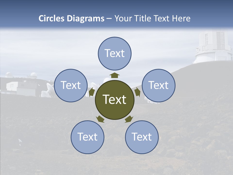 Telescope Landmark Architecture PowerPoint Template