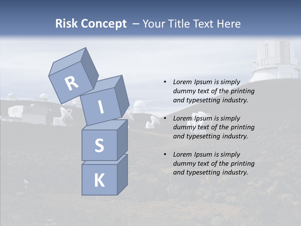 Telescope Landmark Architecture PowerPoint Template