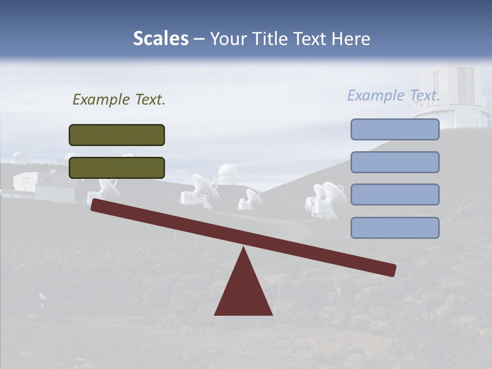 Telescope Landmark Architecture PowerPoint Template