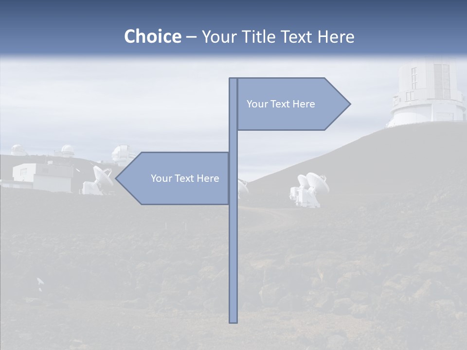 Telescope Landmark Architecture PowerPoint Template