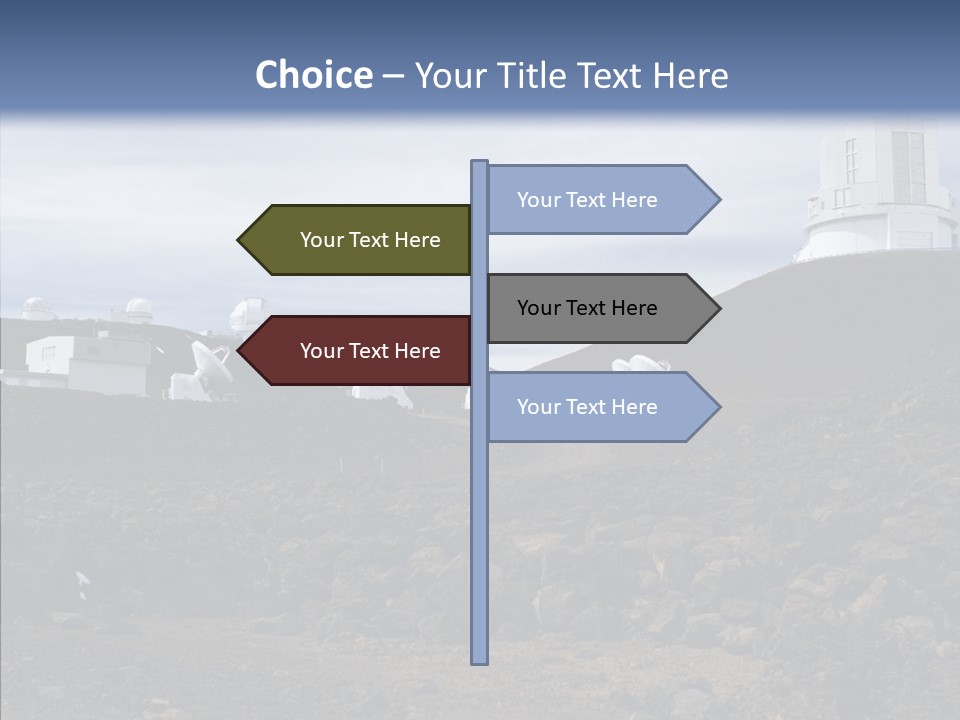 Telescope Landmark Architecture PowerPoint Template