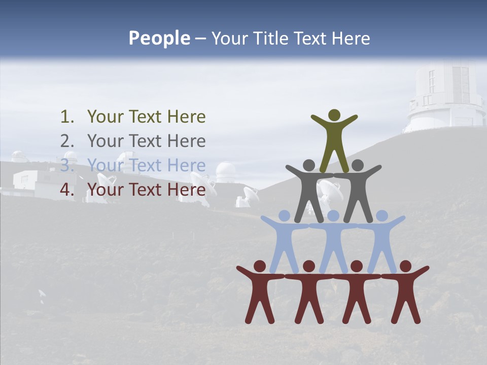 Telescope Landmark Architecture PowerPoint Template