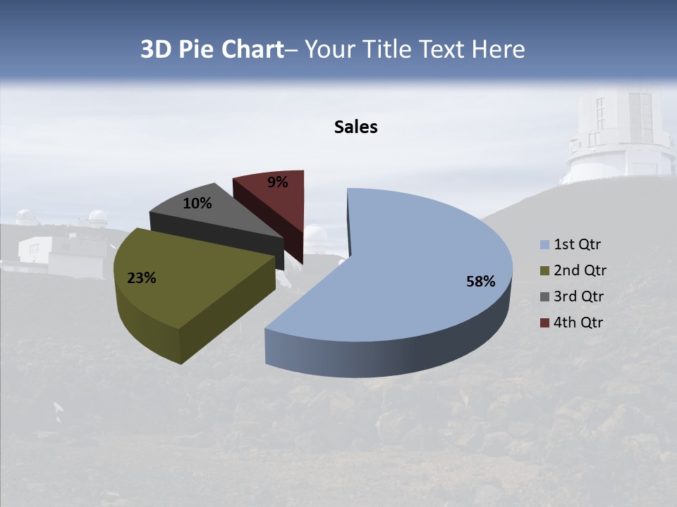 Telescope Landmark Architecture PowerPoint Template