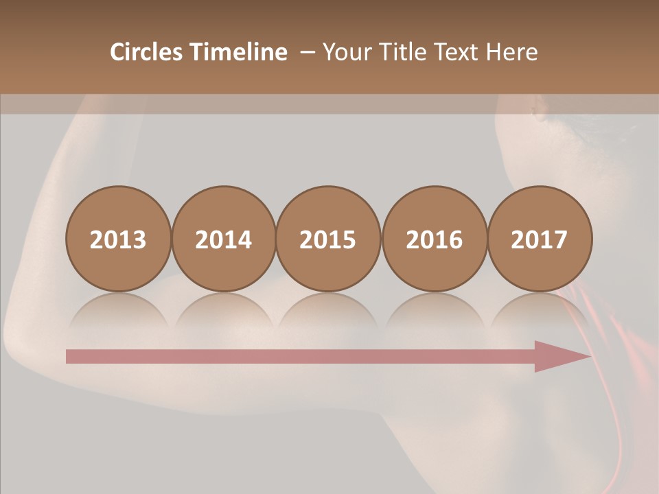 Indoors Strong African American PowerPoint Template