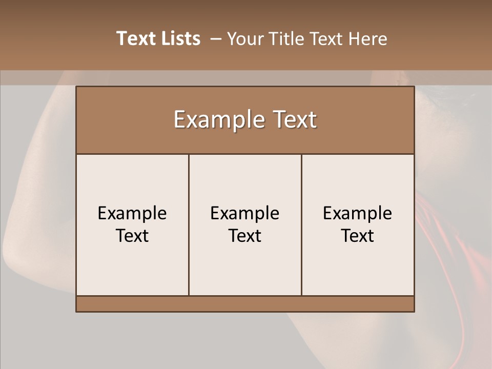 Indoors Strong African American PowerPoint Template
