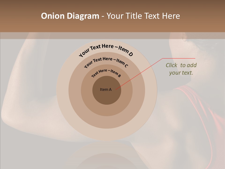 Indoors Strong African American PowerPoint Template