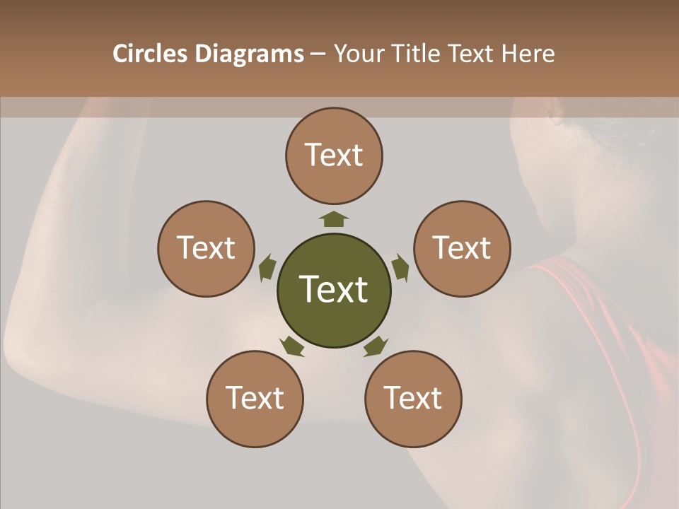 Indoors Strong African American PowerPoint Template