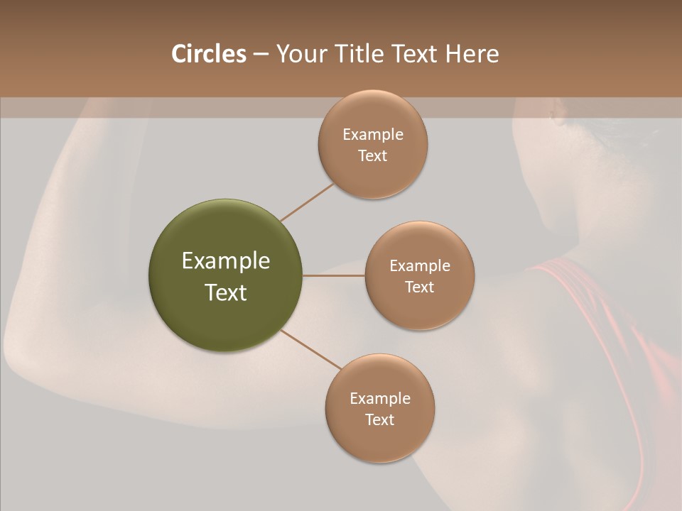 Indoors Strong African American PowerPoint Template