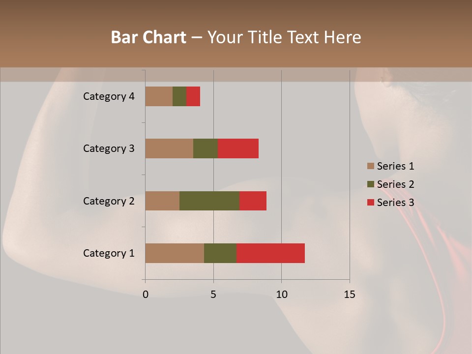Indoors Strong African American PowerPoint Template