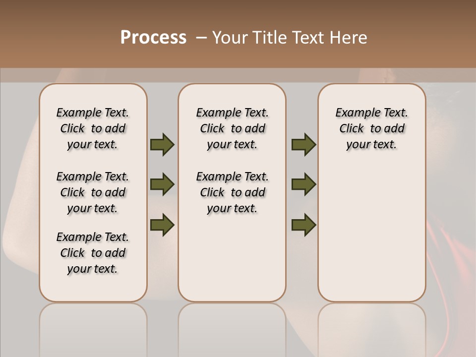 Indoors Strong African American PowerPoint Template