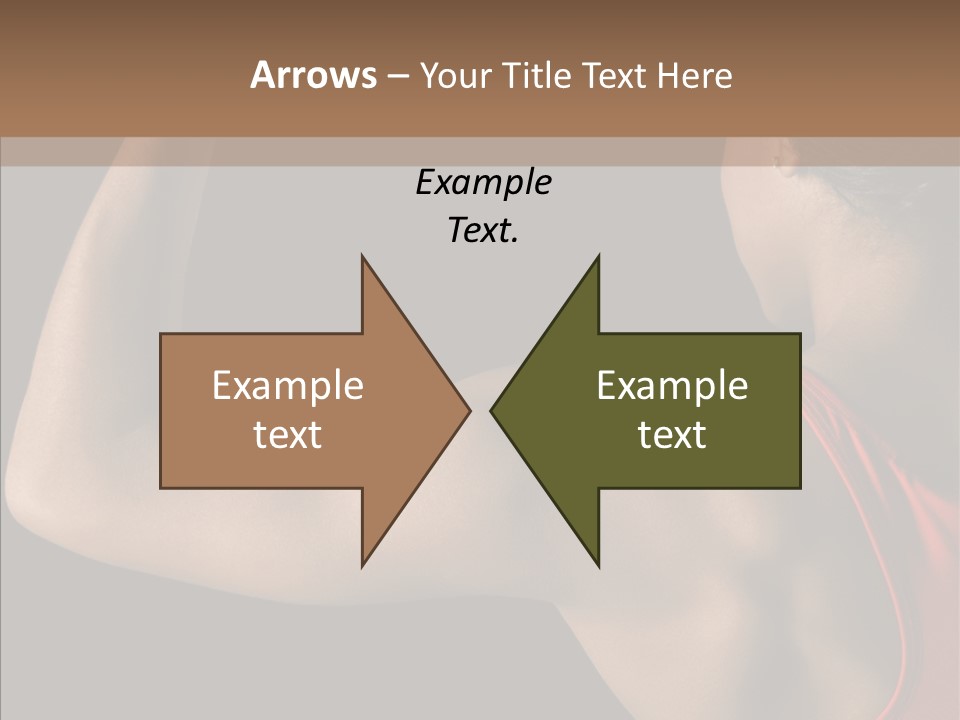 Indoors Strong African American PowerPoint Template