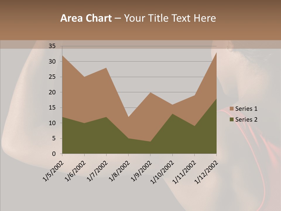 Indoors Strong African American PowerPoint Template