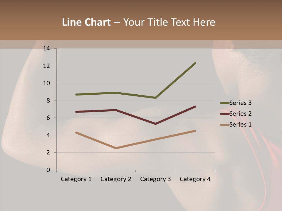 Indoors Strong African American PowerPoint Template