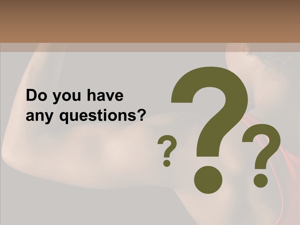 Indoors Strong African American PowerPoint Template