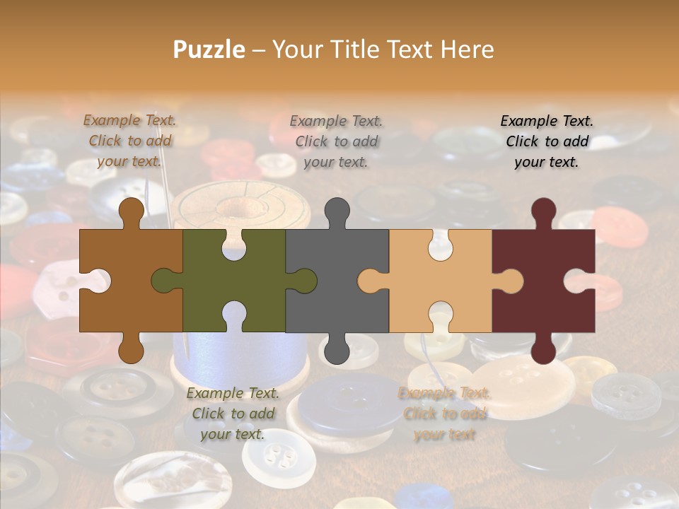 Lilac Clouds Dead End PowerPoint Template