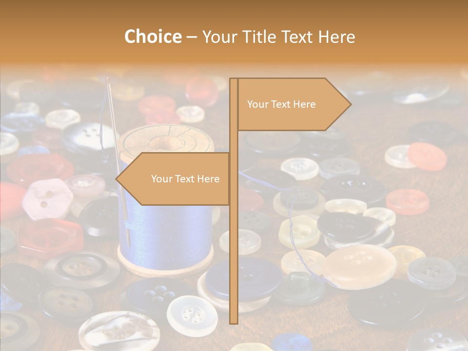 Lilac Clouds Dead End PowerPoint Template