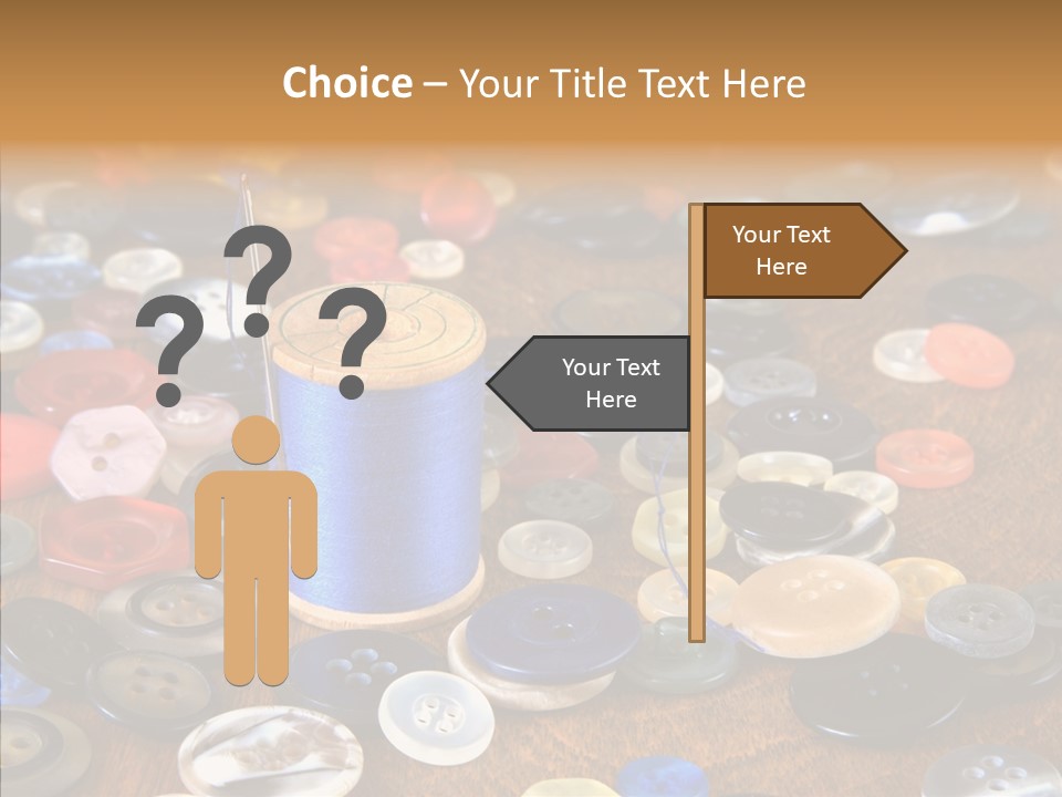 Lilac Clouds Dead End PowerPoint Template