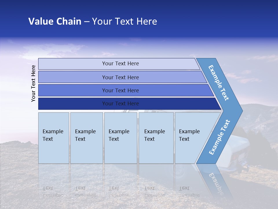 Lilac Clouds Dead End PowerPoint Template