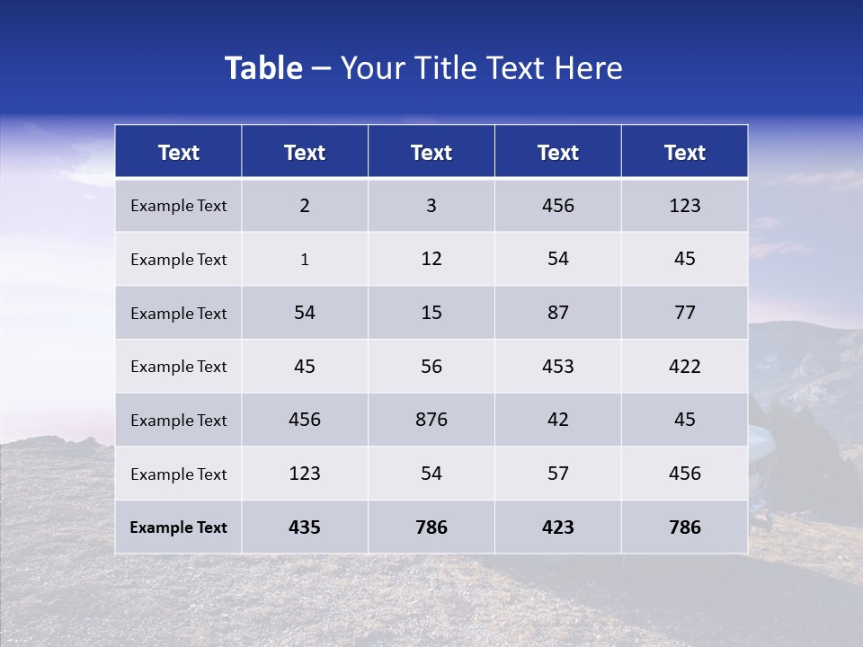 Lilac Clouds Dead End PowerPoint Template