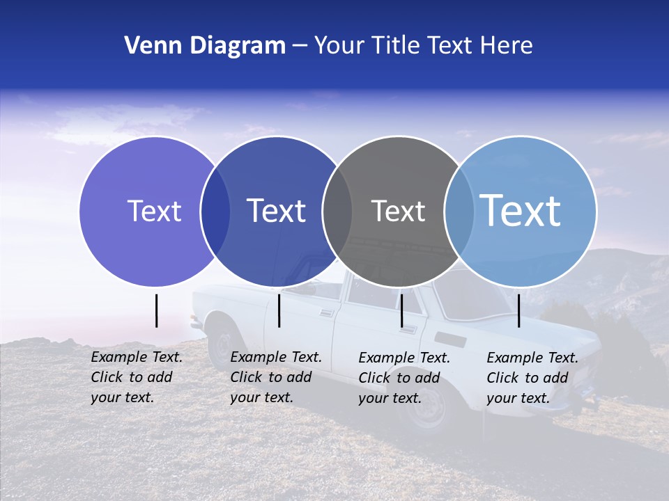 Lilac Clouds Dead End PowerPoint Template