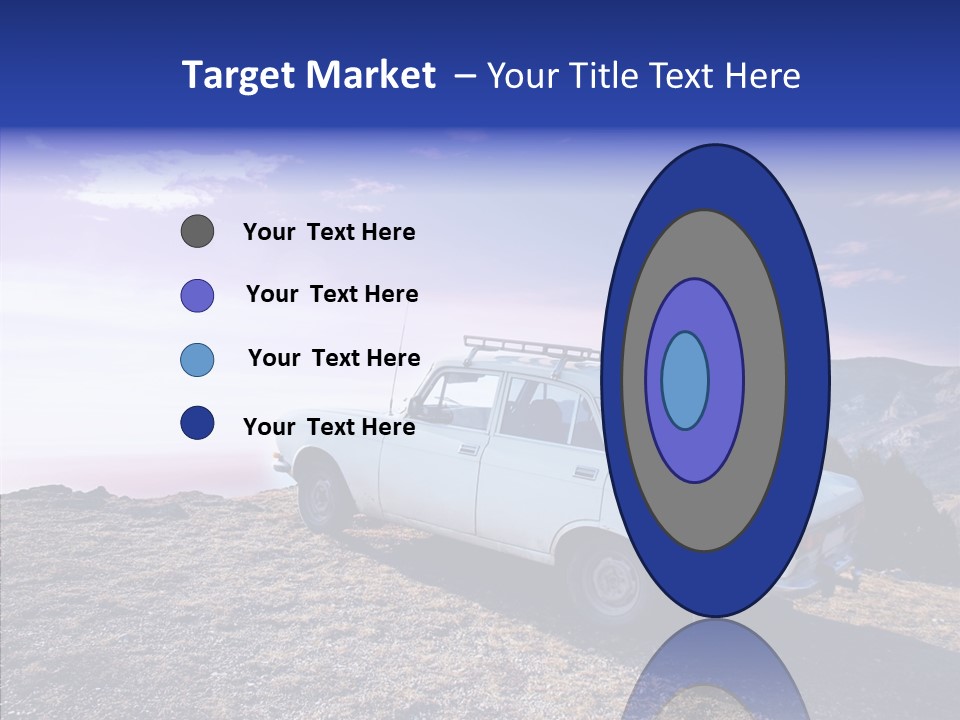 Lilac Clouds Dead End PowerPoint Template