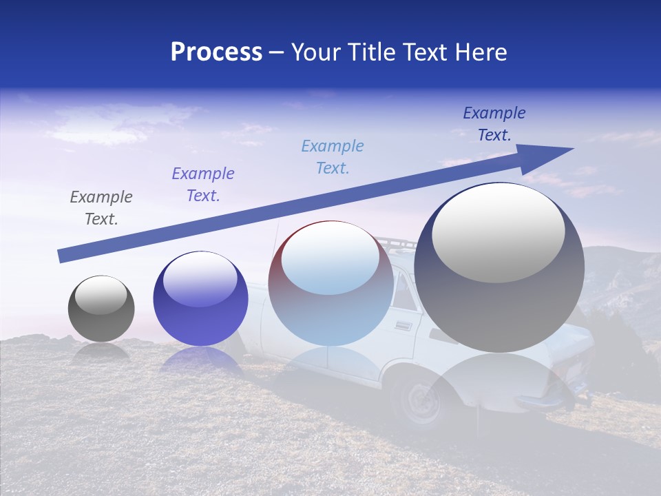 Lilac Clouds Dead End PowerPoint Template